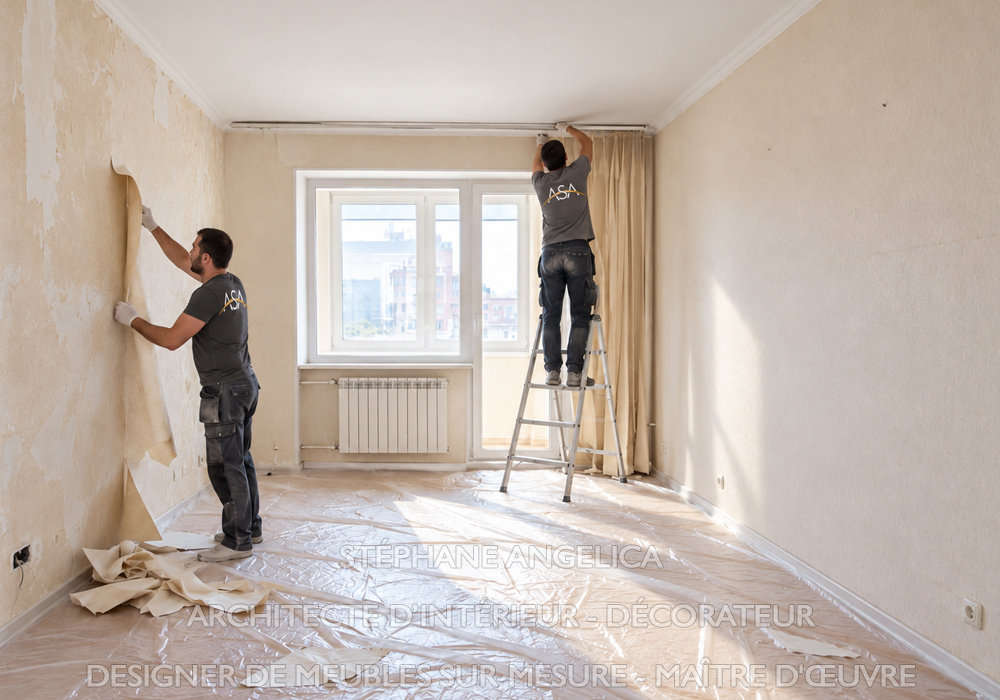 Appartement avant projet de décoration intérieure à Paris